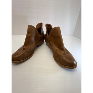 Universal‎ Thread Ankle Booties Split Shaft Tan Brown Casual Shoes Size 6.5